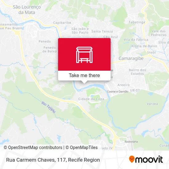 Rua Carmem Chaves, 117 map