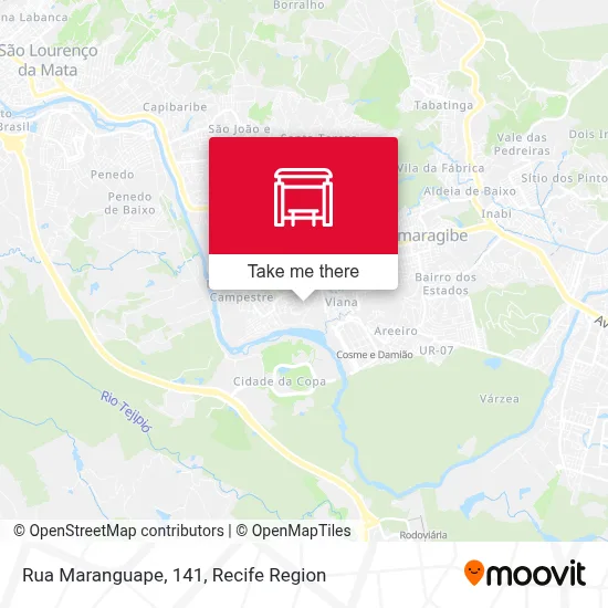 Rua Maranguape, 141 map