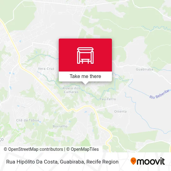 Rua Hipólito Da Costa, Guabiraba map