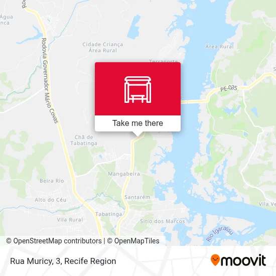 Rua Muricy, 3 map
