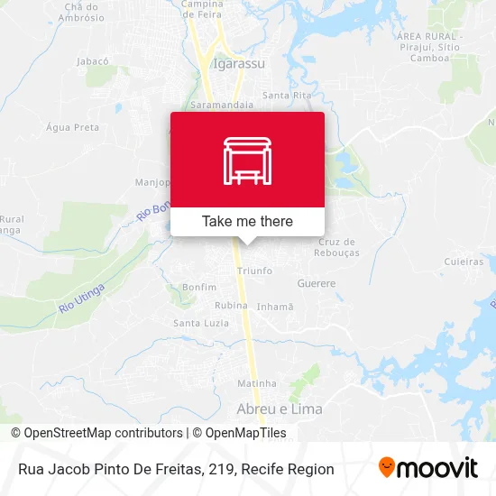 Rua Jacob Pinto De Freitas, 219 map