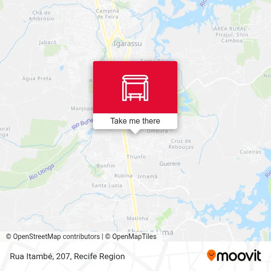 Rua Itambé, 207 map