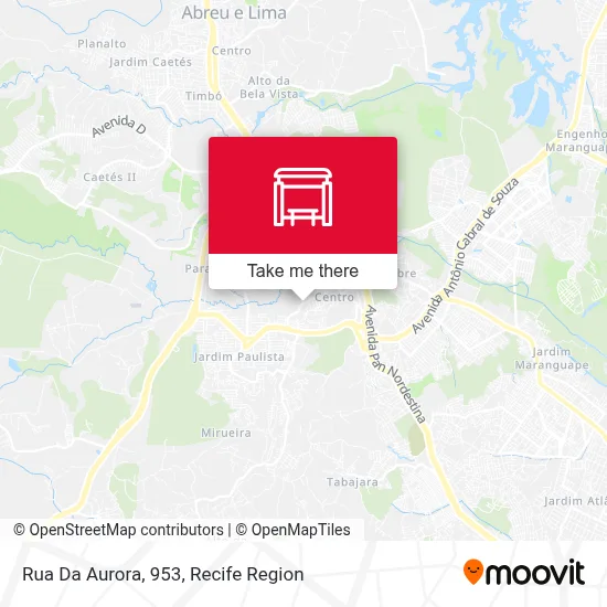 Rua Da Aurora, 953 map
