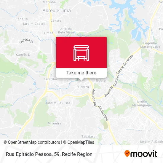 Rua Epitácio Pessoa, 59 map