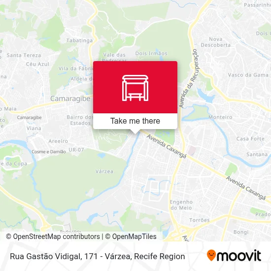 Rua Gastão Vidigal, 171 - Várzea map