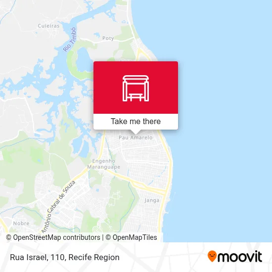 Rua Israel, 110 map