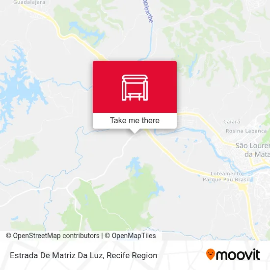 Estrada De Matriz Da Luz map