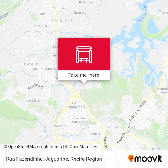 Rua Fazendinha, Jaguaribe map