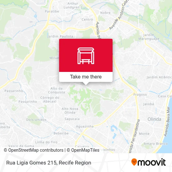 Rua Ligia Gomes 215 map