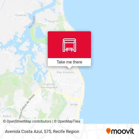 Avenida Costa Azul, 575 map