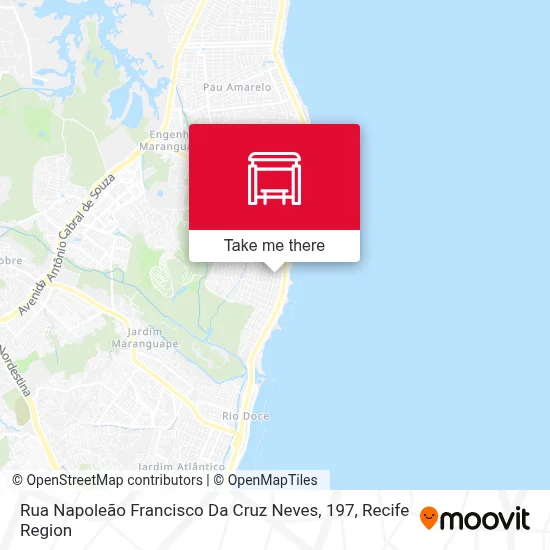 Rua Napoleão Francisco Da Cruz Neves, 197 map