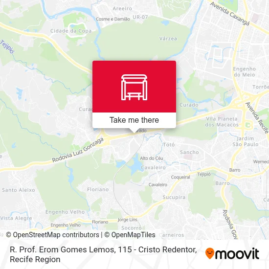 R. Prof. Erom Gomes Lemos, 115 - Cristo Redentor map