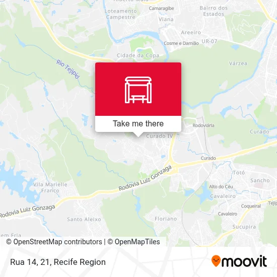Rua 14, 21 map