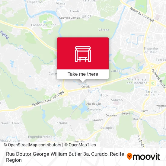 Rua Doutor George William Butler 3a, Curado map