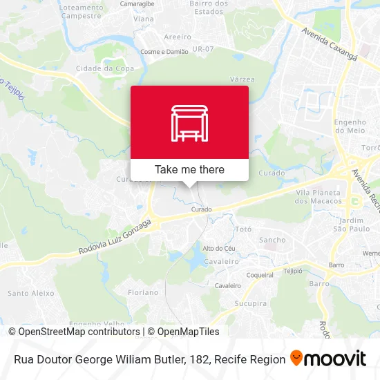 Rua Doutor George Wiliam Butler, 182 map