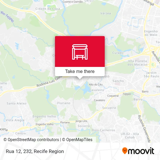 Rua 12, 232 map