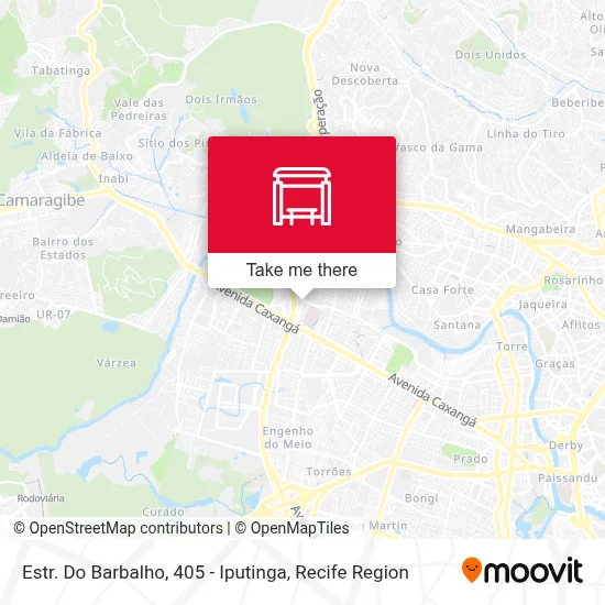 Estr. Do Barbalho, 405 - Iputinga map