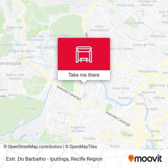 Estr. Do Barbalho - Iputinga map