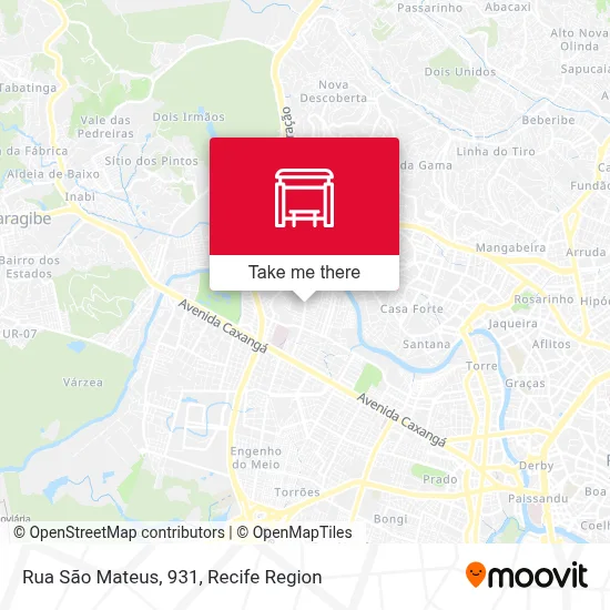 Rua São Mateus, 931 map