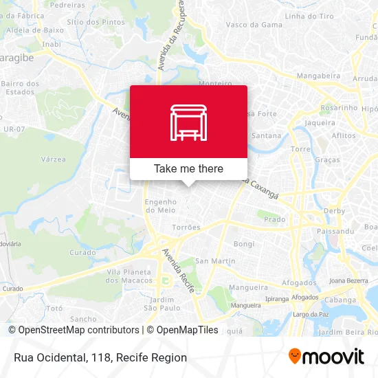 Rua Ocidental, 118 map