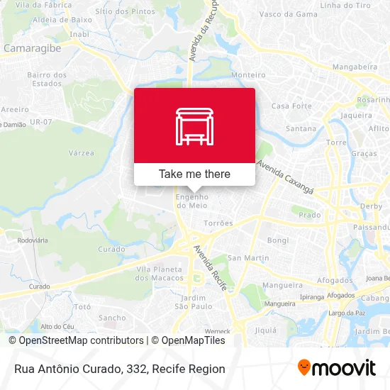 Rua Antônio Curado, 332 map