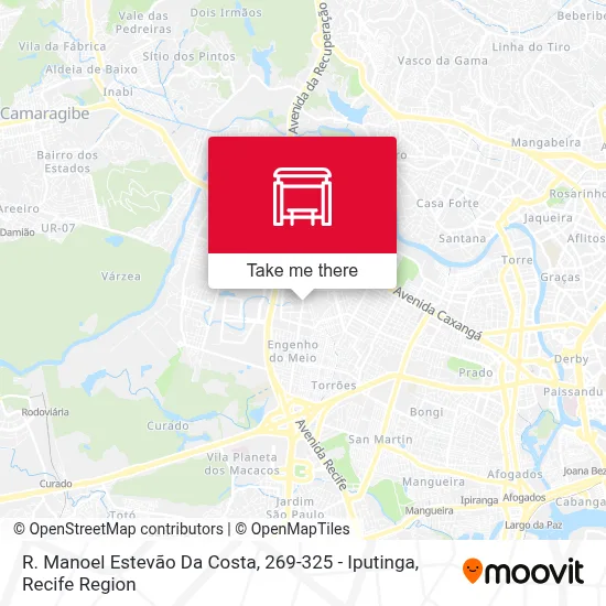 R. Manoel Estevão Da Costa, 269-325 - Iputinga map