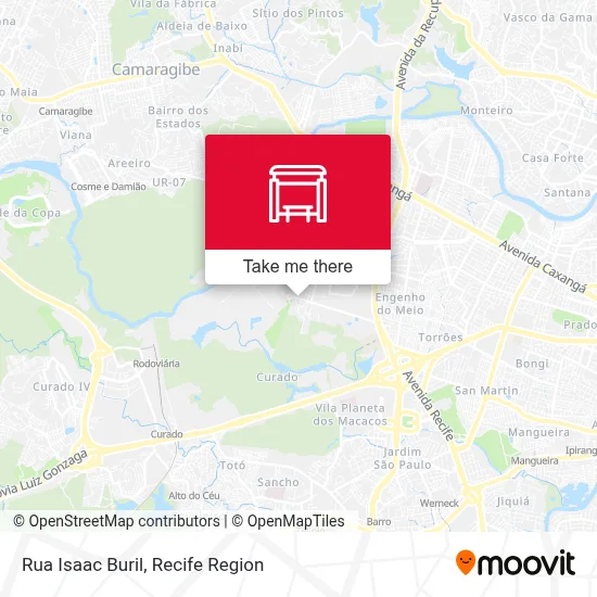 Rua Isaac Buril map