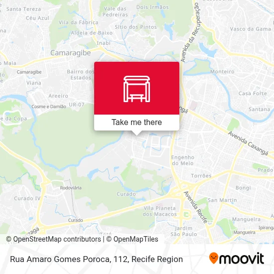 Rua Amaro Gomes Poroca, 112 map