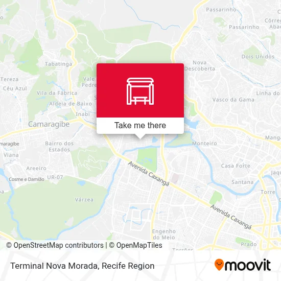 Terminal Nova Morada map
