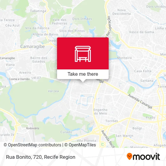 Rua Bonito, 720 map