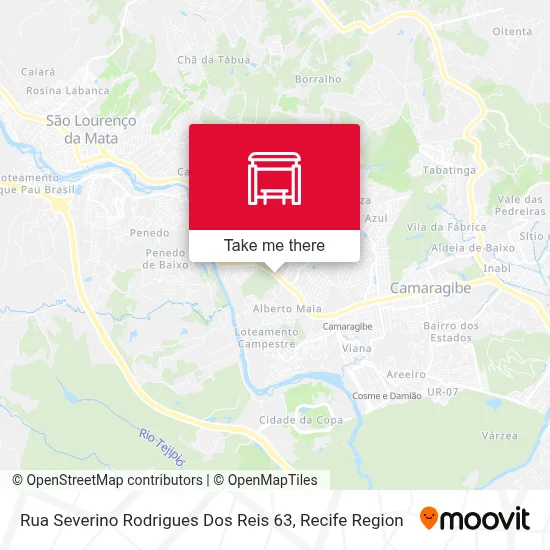Rua Severino Rodrigues Dos Reis 63 map