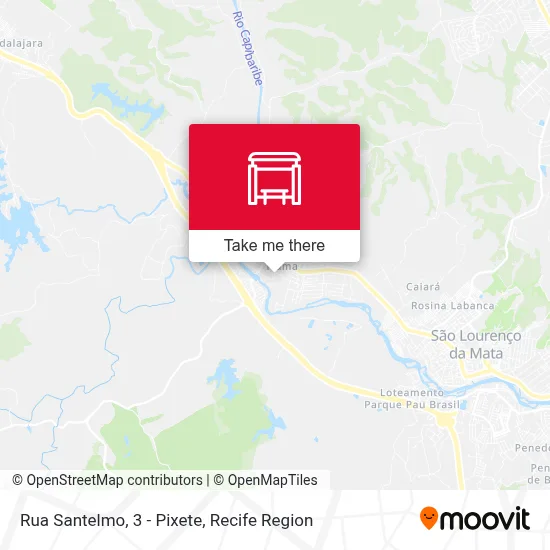 Rua Santelmo, 3 - Pixete map