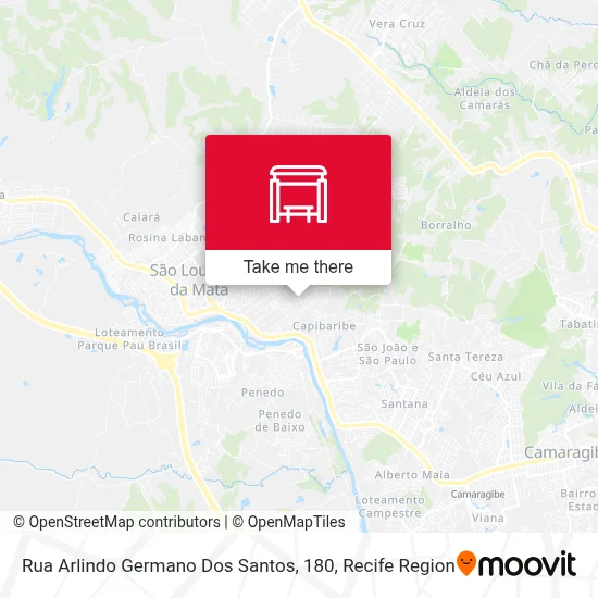 Rua Arlindo Germano Dos Santos, 180 map