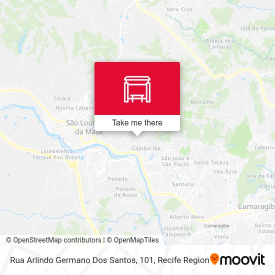 Rua Arlindo Germano Dos Santos, 101 map