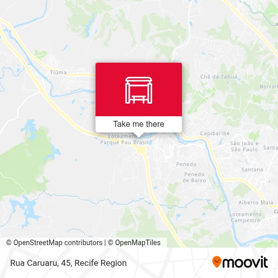 Rua Caruaru, 45 map