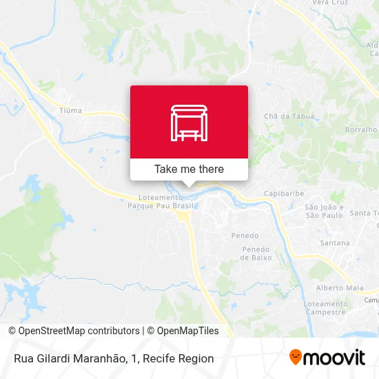 Rua Gilardi Maranhão, 1 map