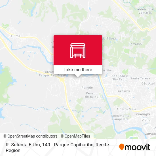 R. Setenta E Um, 149 - Parque Capibaribe map