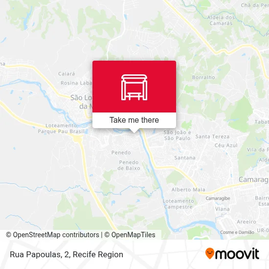 Rua Papoulas, 2 map