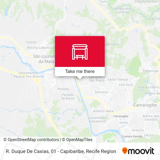 R. Duque De Caxias, 01 - Capibaribe map