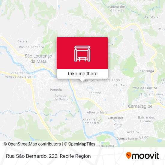 Rua São Bernardo, 222 map