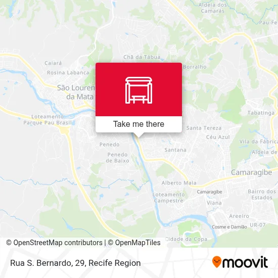 Rua S. Bernardo, 29 map