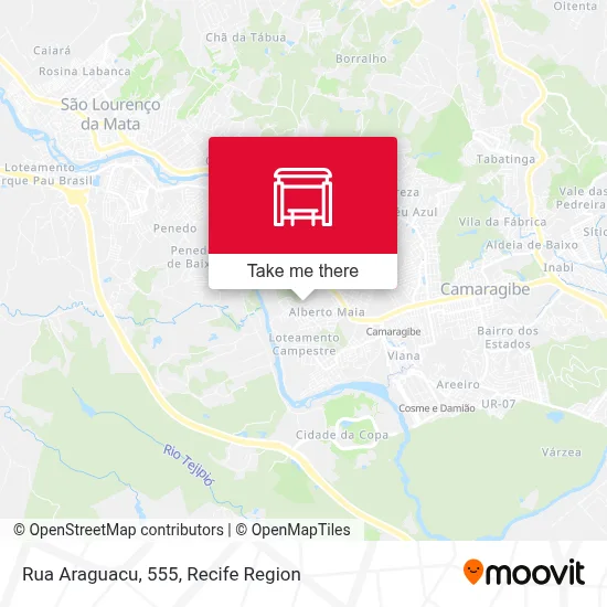 Rua Araguacu, 555 map