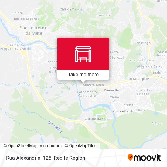 Rua Alexandria, 125 map