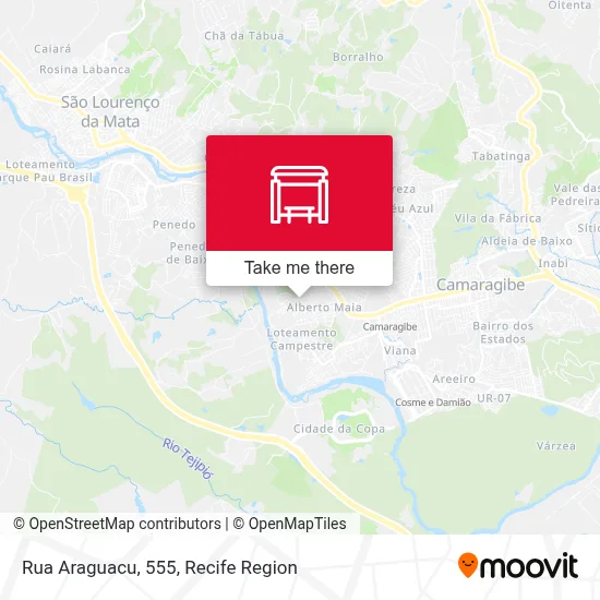 Rua Araguacu, 555 map