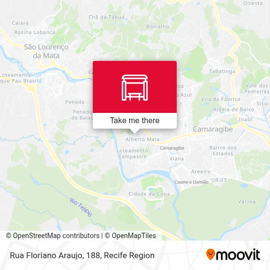 Rua Floriano Araujo, 188 map