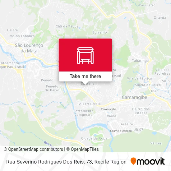 Rua Severino Rodrigues Dos Reis, 73 map