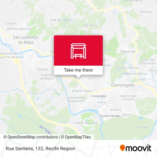 Rua Santana, 132 map