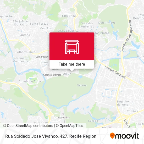 Rua Soldado José Vivanco, 427 map