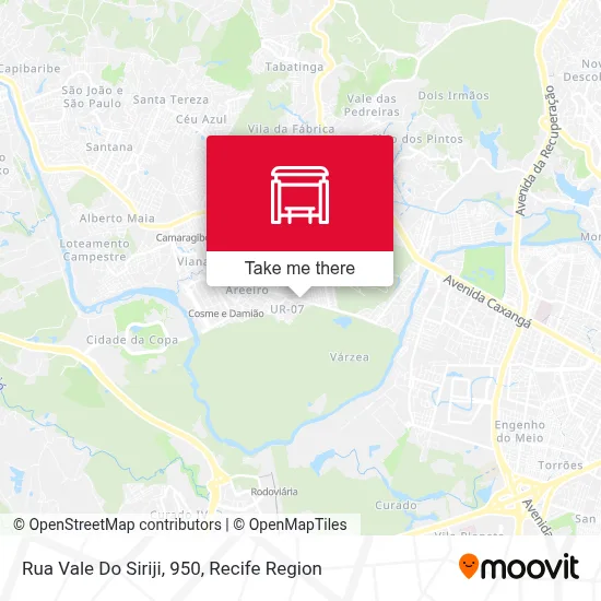 Rua Vale Do Siriji, 950 map