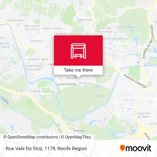 Rua Vale Do Siriji, 1179 map